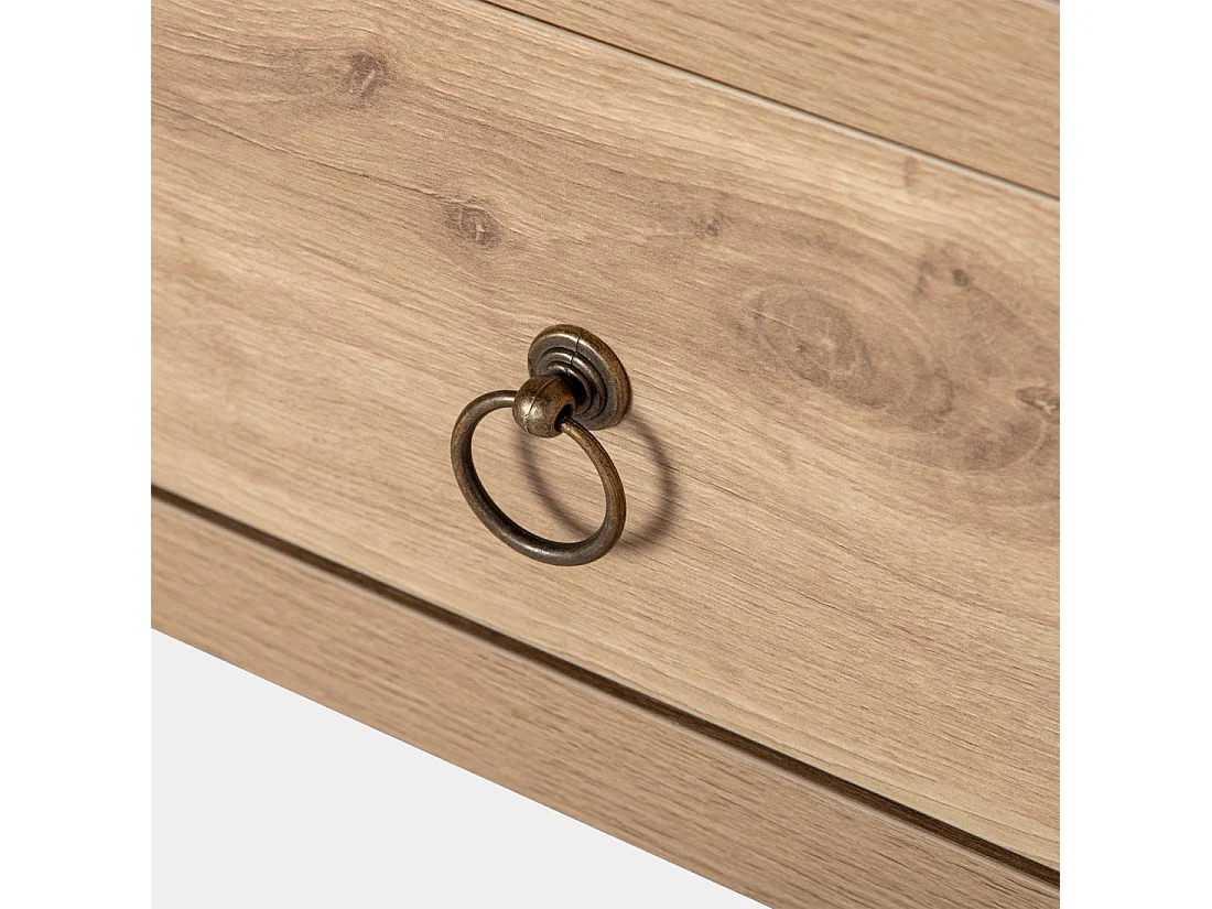Mueble recibidor de Madera Natural 85 cm x 120 cm- Livorno