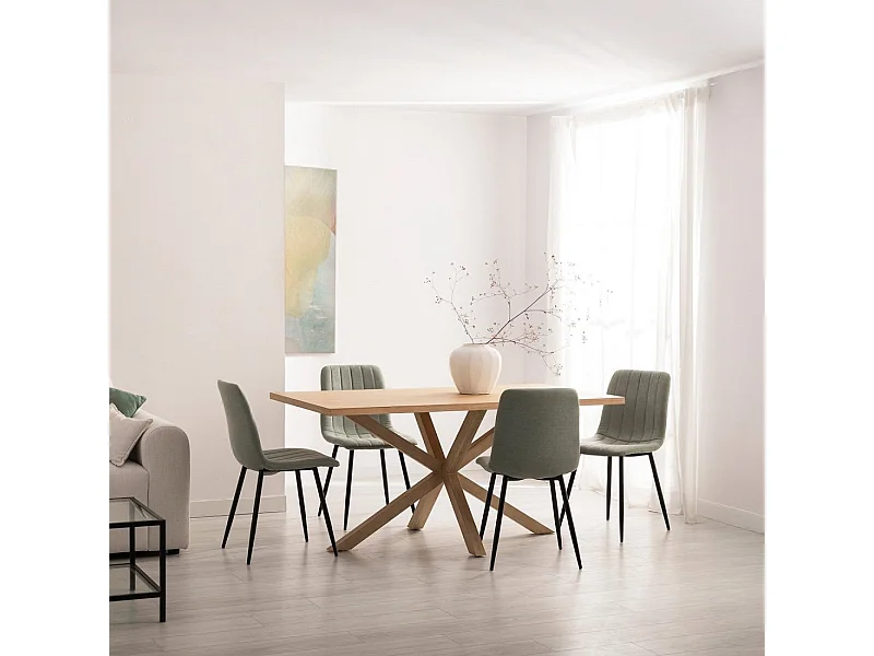 Packs 4 sillas Verde 45 x 92 cm