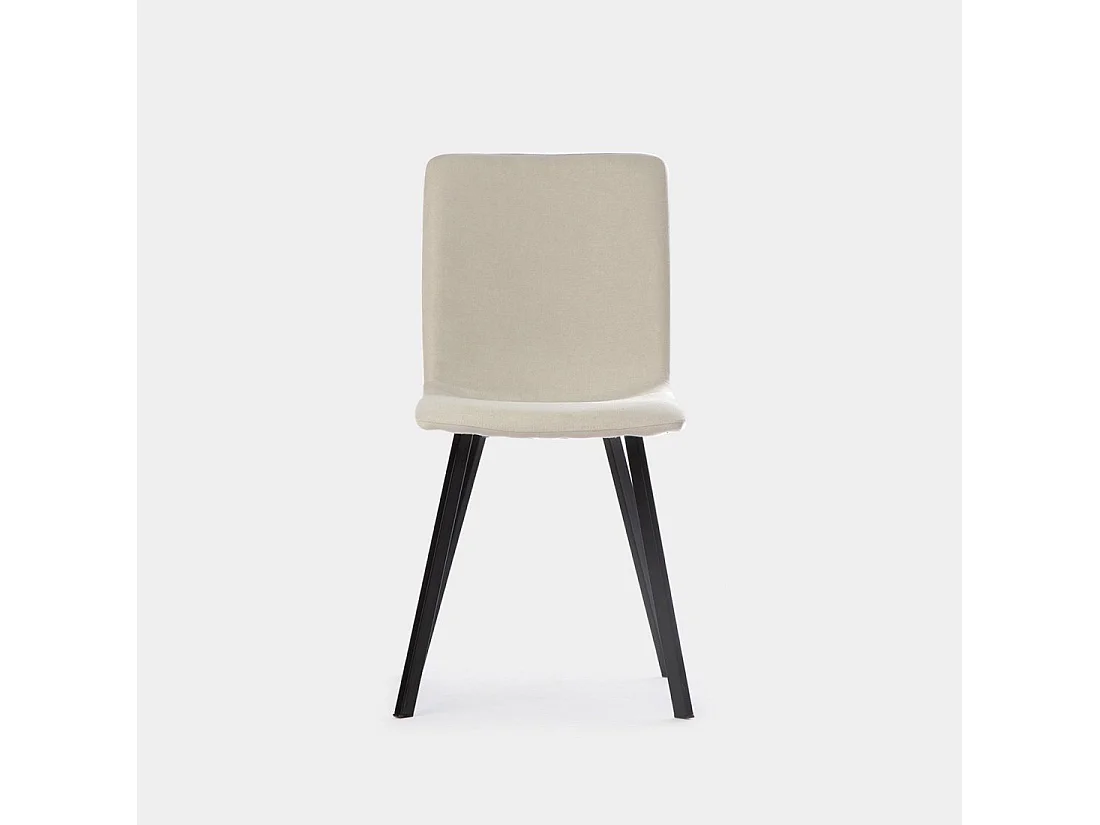 Packs 4 sillas Beige 43 x 87 cm