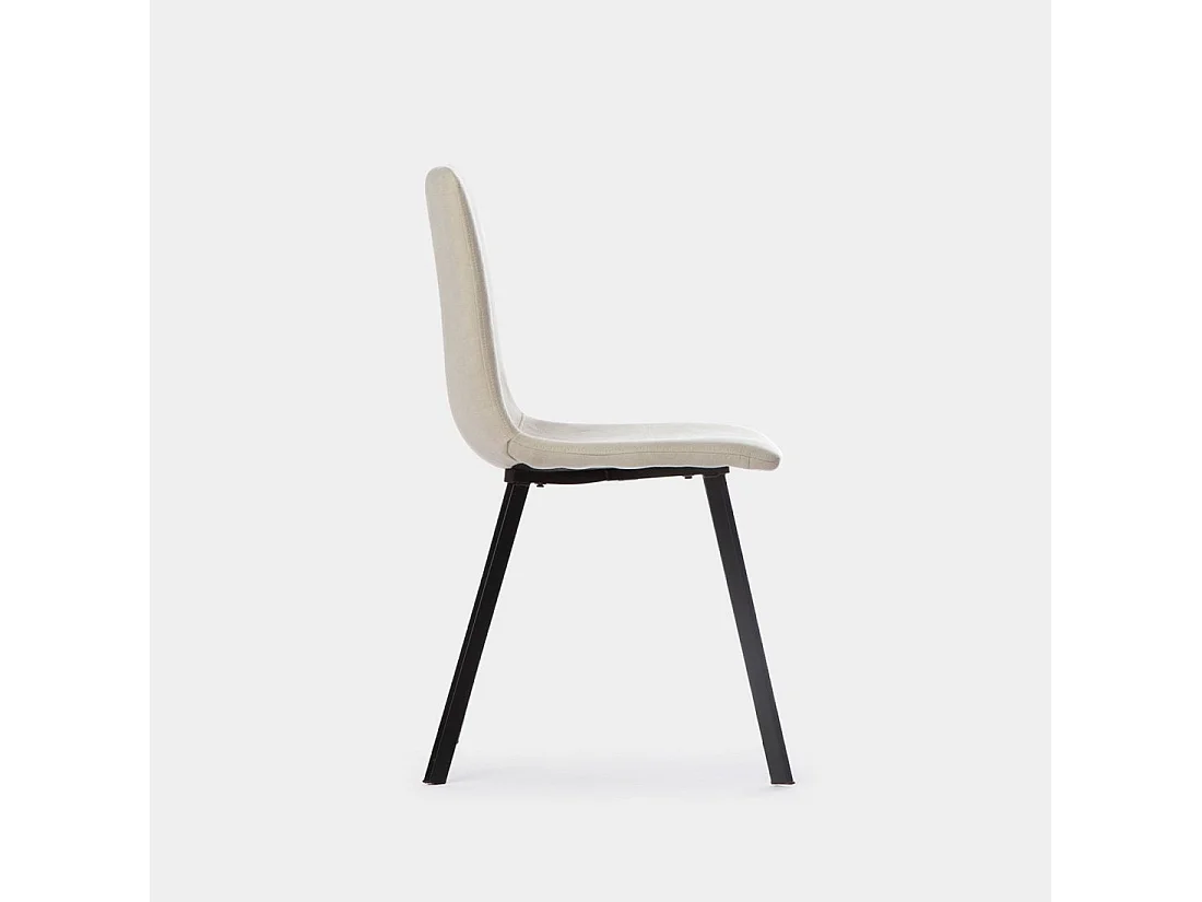 Packs 4 sillas Beige 43 x 87 cm