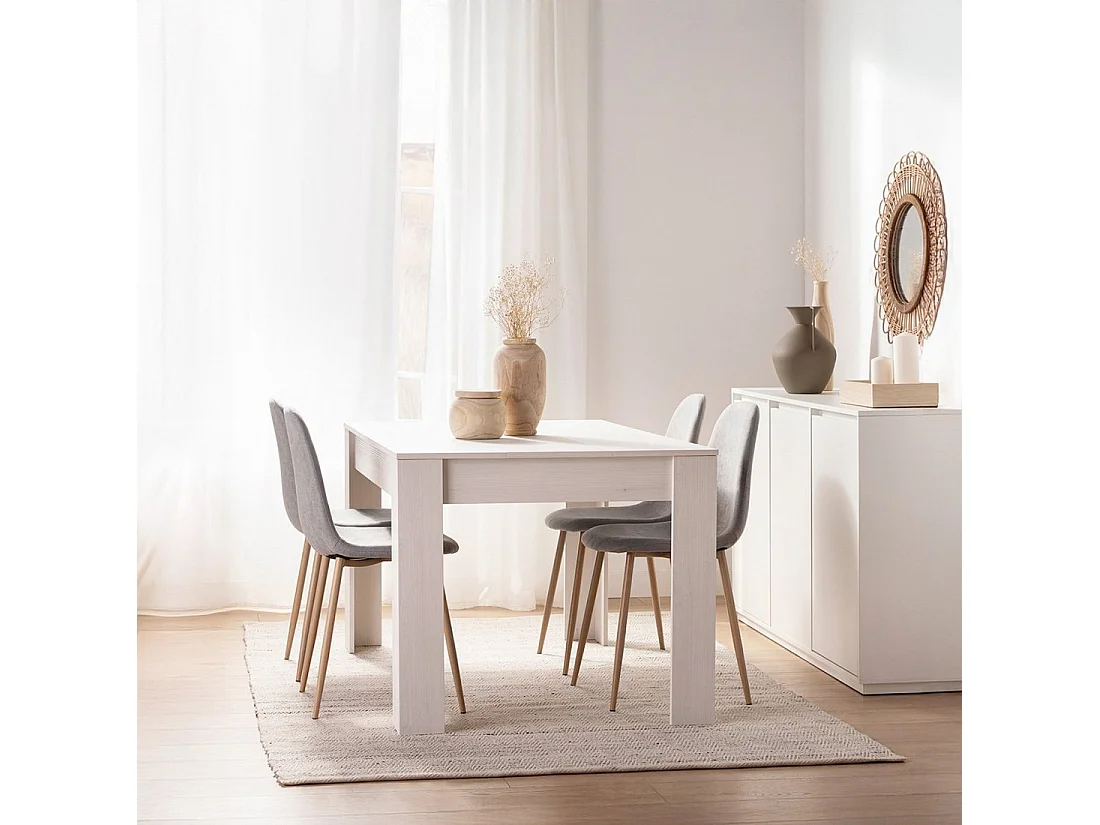 Packs 4 sillas Gris 45 x 86 cm