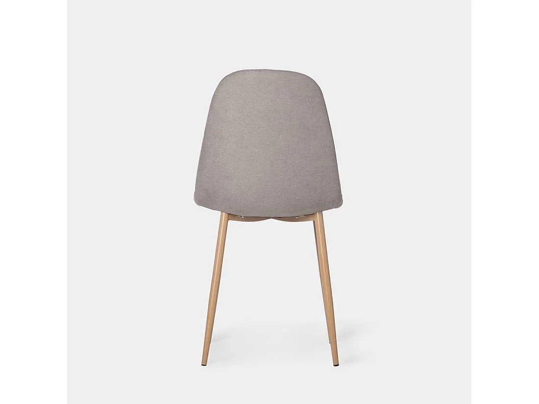 Packs 4 sillas Gris 45 x 86 cm