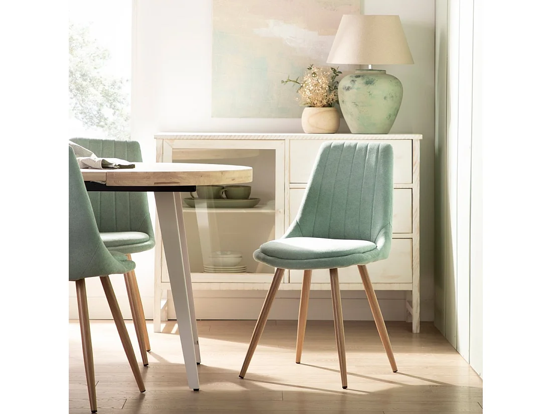 Packs 4 sillas Menta 47 x 87 cm
