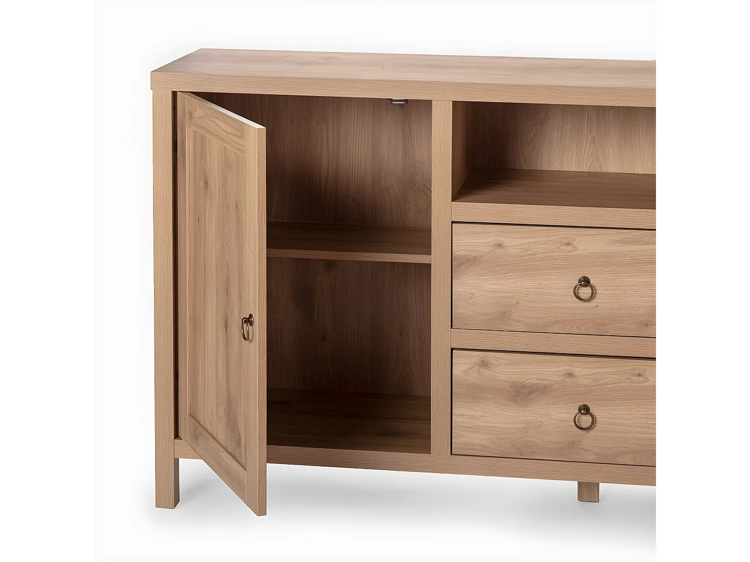 Aparador alto de Madera Natural 85 x 160- Livorno