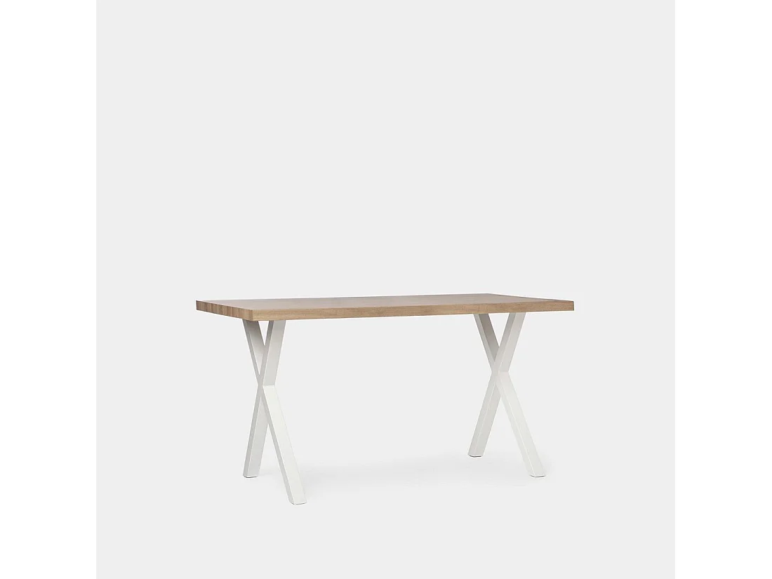 Table à manger en bois couleur naturel 75 x 135 cm-Parks