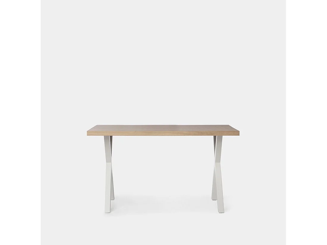 Table à manger en bois couleur naturel 75 x 135 cm-Parks