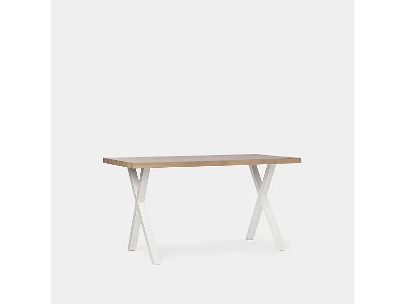 Table à manger en bois couleur naturel 75 x 135 cm-Parks