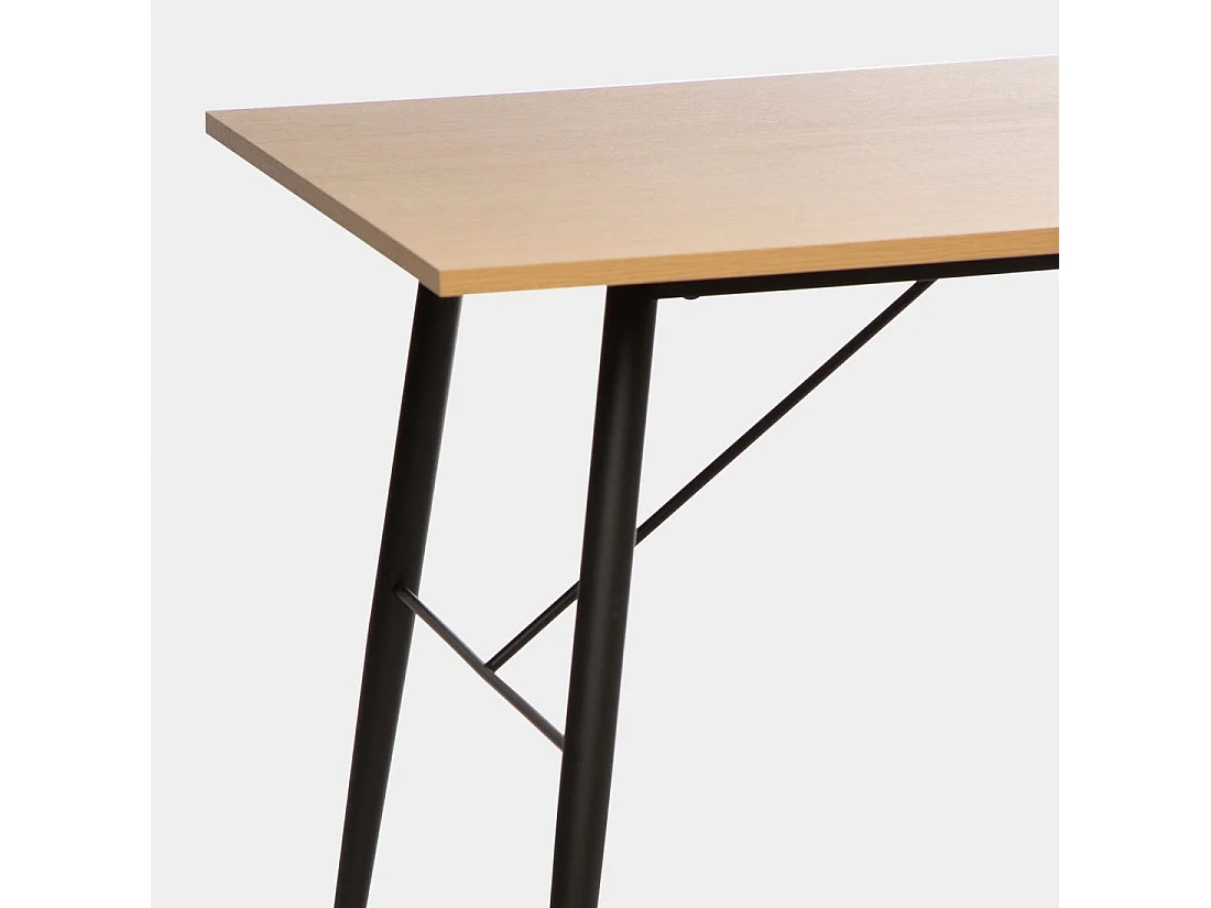 Mesa fija de Madera Natural 76 x 160- Clemens