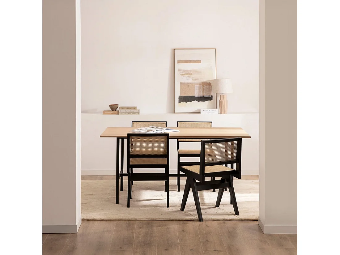 Mesa fija de Madera Natural 75 x 160- Beka