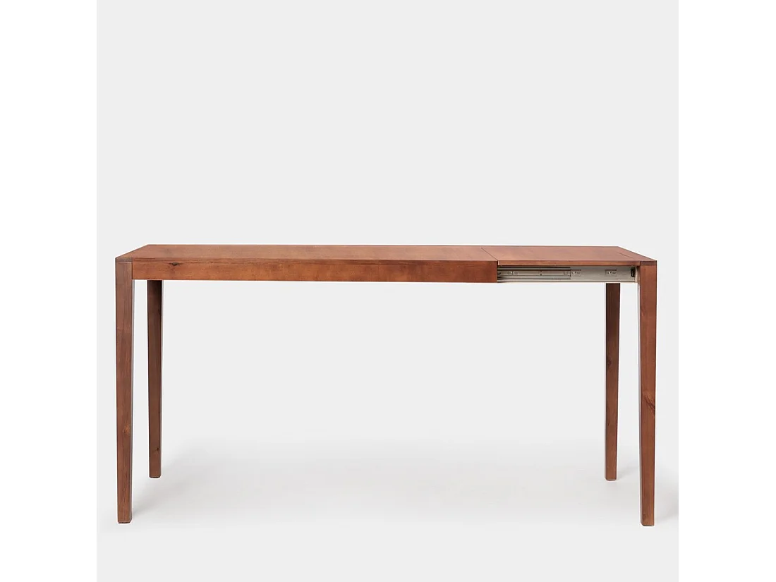 Table extensible en bois châtaignier 140x78.5 cm-Mara