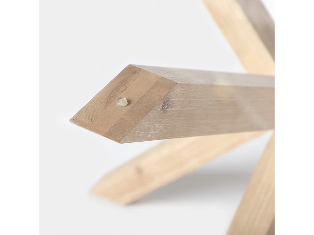 Table fixe en verre transparent 160x74 cm-Emerald