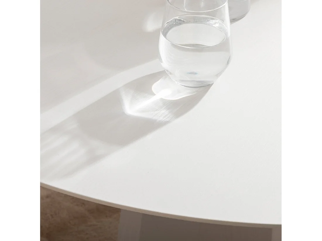Mesa fija de Lacado Blanco 76 x 120- Olivier