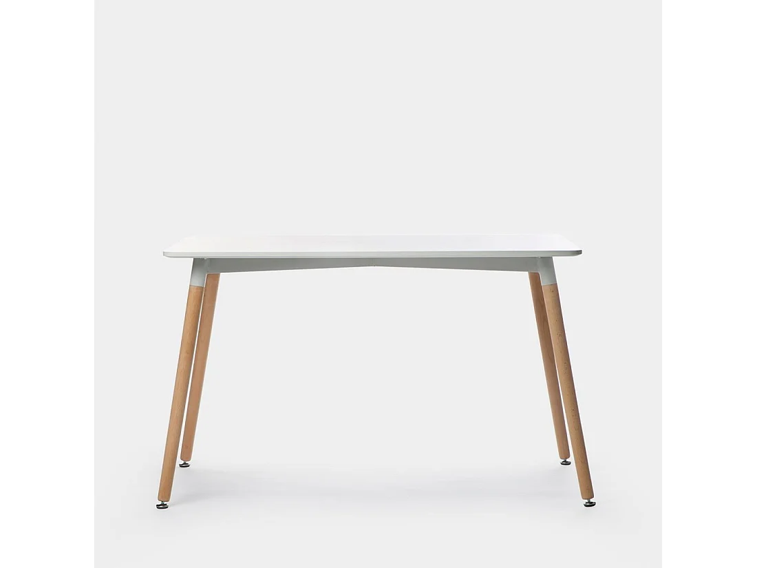 Mesa fija de Madera Blanco 75 x 120- Gless