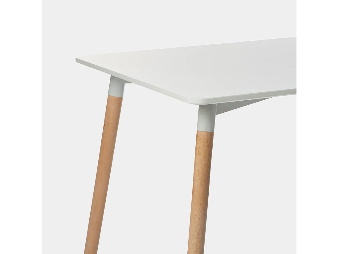 Mesa fija de Madera Blanco 75 x 120- Gless