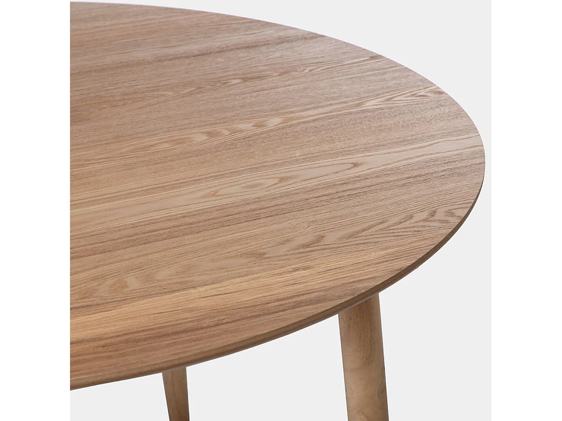 Table fixe en bois naturel 120x75 cm-Mali