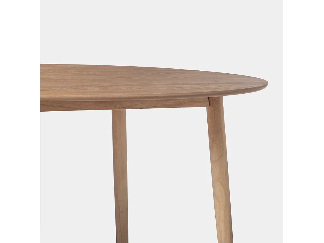 Table fixe en bois naturel 120x75 cm-Mali