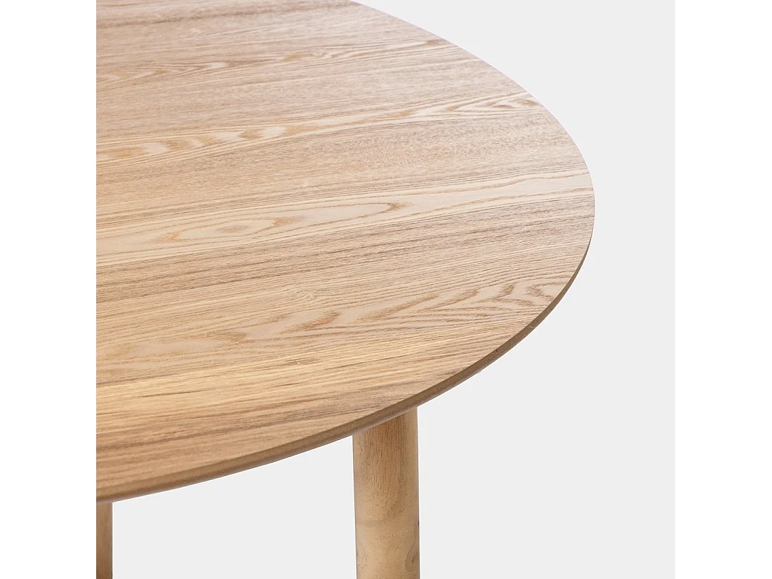 Table fixe en bois naturel 120x75 cm-Mali