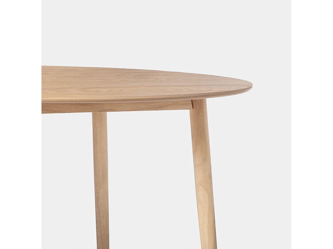 Table fixe en bois naturel 120x75 cm-Mali