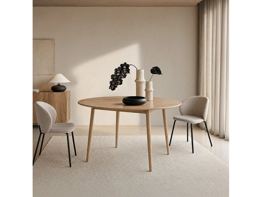 Mesa fija de Madera Natural 75 x 120- Mali