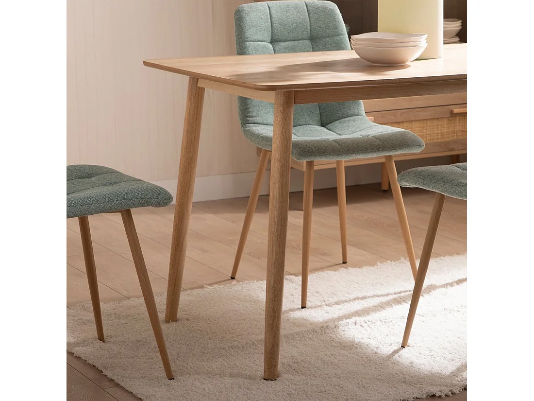 Mesa fija de Madera Natural 75 x 120- Ada