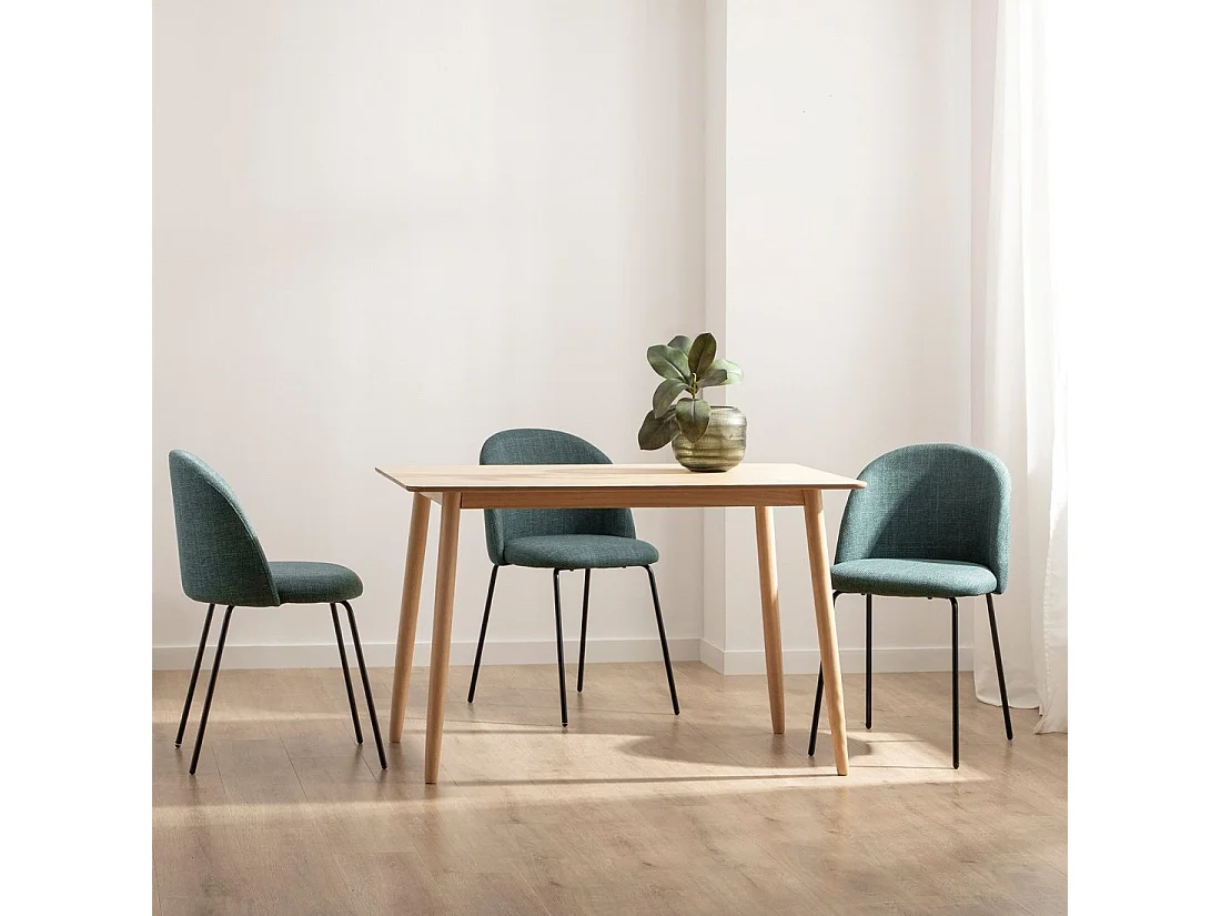 Mesa fija de Madera Natural 75 x 120- Ada