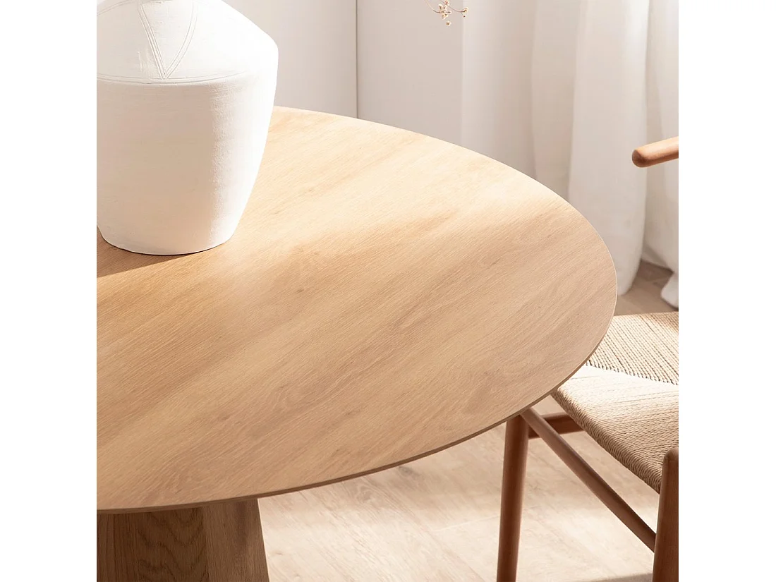 Mesa fija de Madera Natural 76 x 120- Olivier