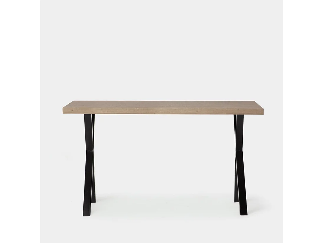 Table fixe en bois naturel 135x75 cm-Parks
