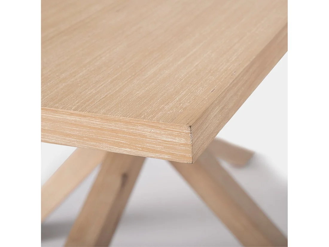 Mesa fija de Madera Natural 77 x 160- Emerald