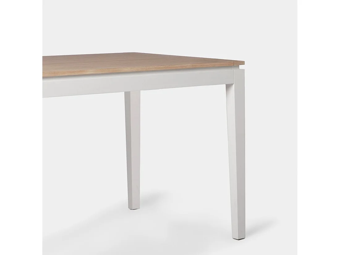 Table extensible en bois naturel 150x78.5 cm-Baltic