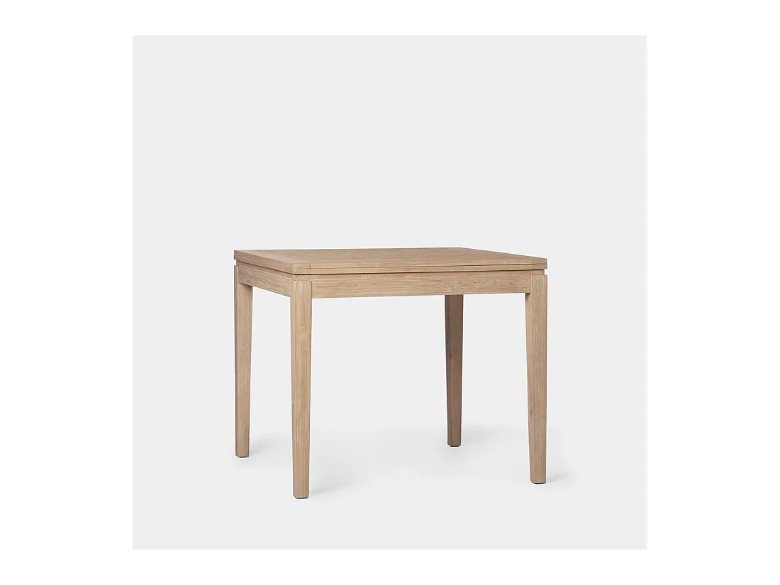 Mesa extensible de Madera Natural 78 x 90- Dina