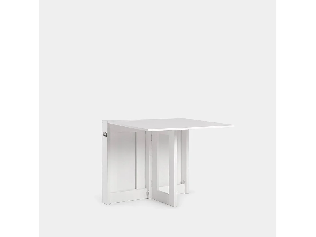 Mesa plegable de Lacado Blanco 78 x 14- Anika