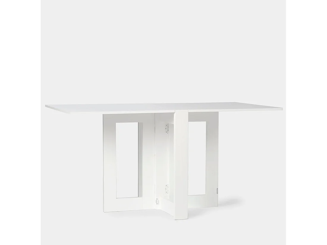 Mesa plegable de Lacado Blanco 78 x 14- Anika