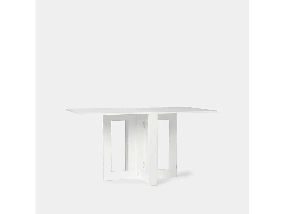 Mesa plegable de Lacado Blanco 78 x 14- Anika