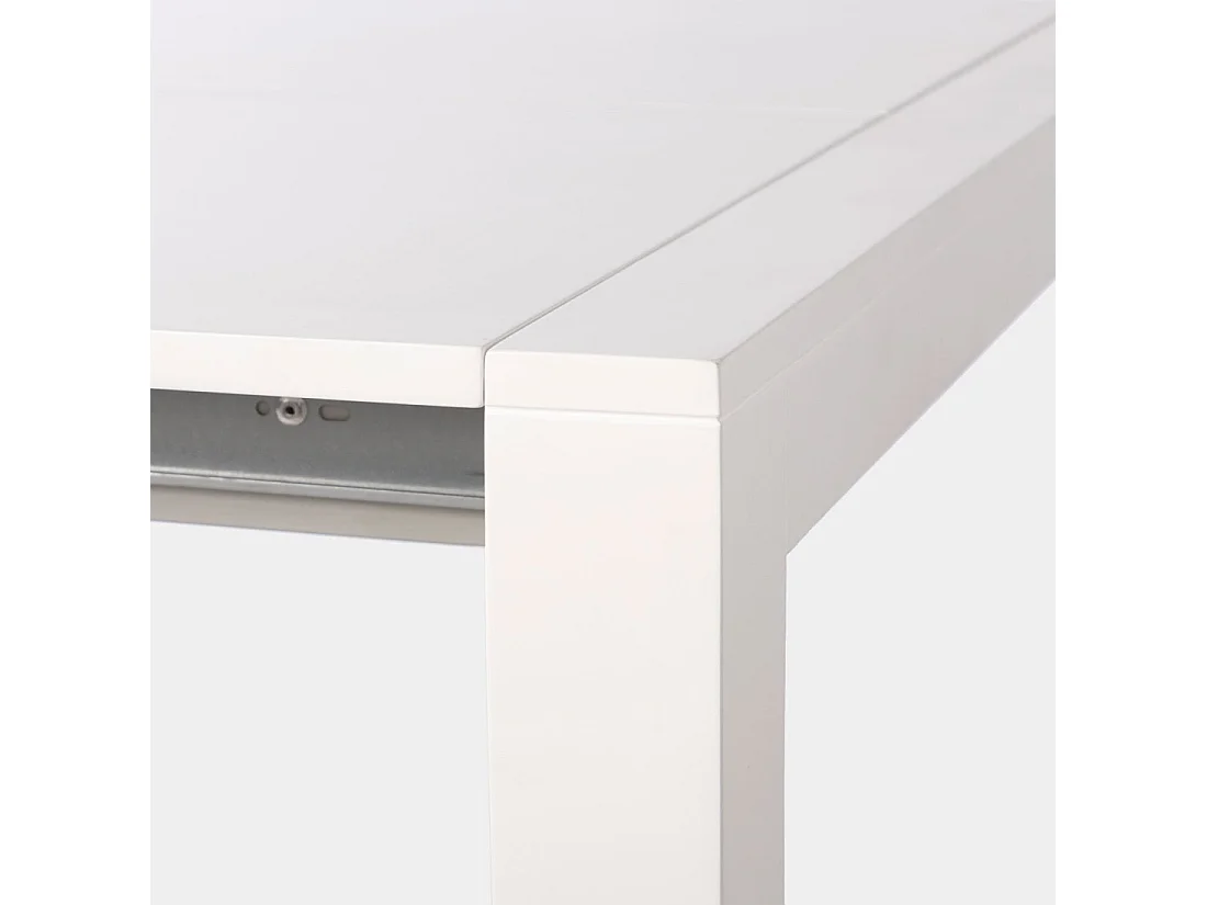 Mesa extensible de Lacado Blanco 78 x 140- Mara