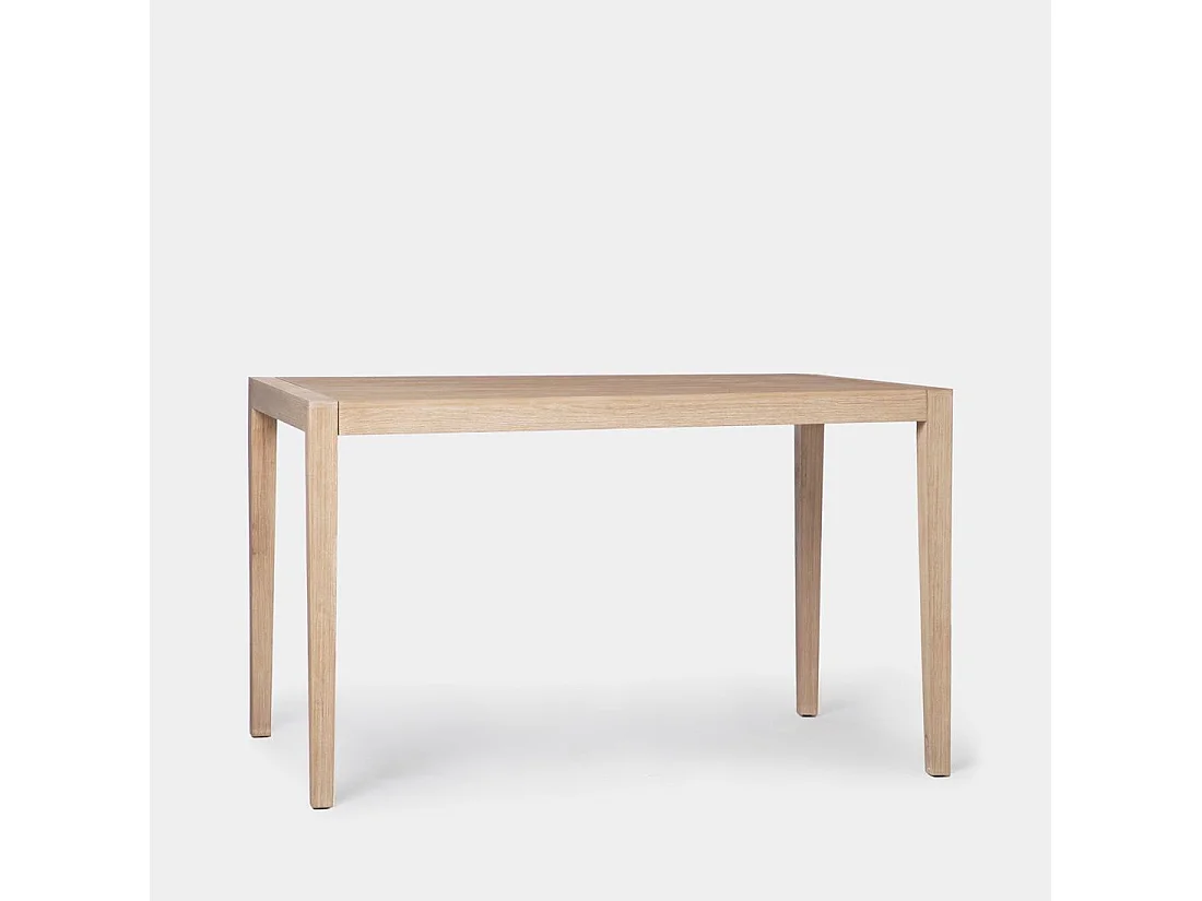 Table extensible en bois naturel 120x78.5 cm-Mara