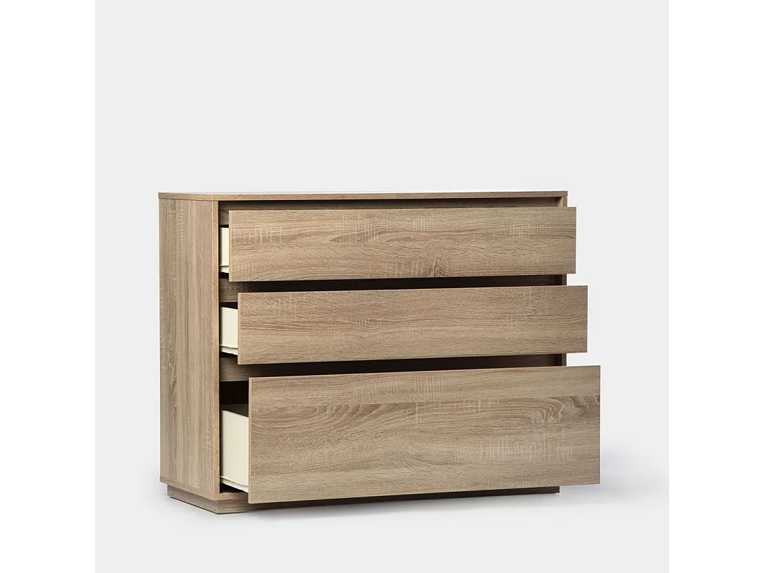 Cómoda de Madera Natural 79 x 100- Oslo