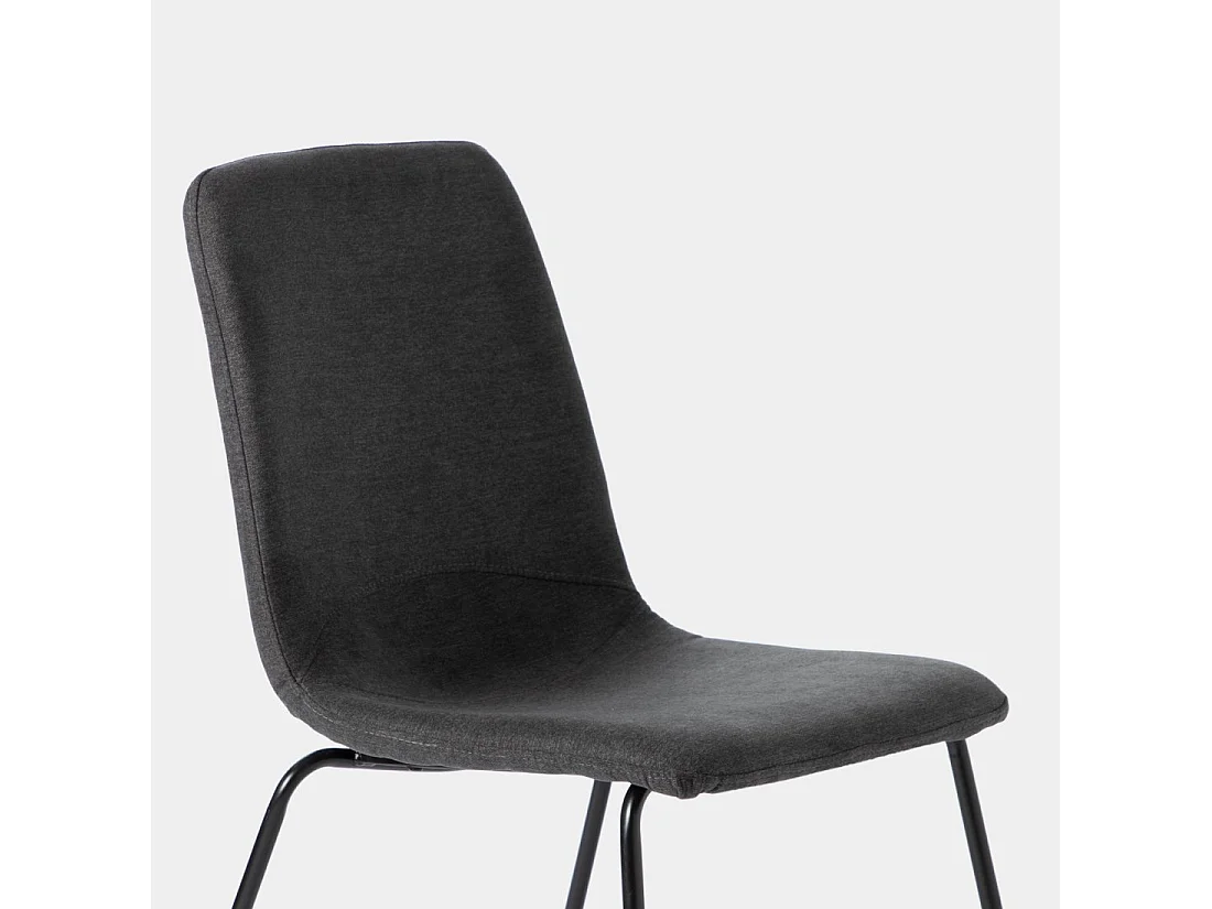 Silla de escritorio de Tela Gris oscuro 86 x 52- Ander