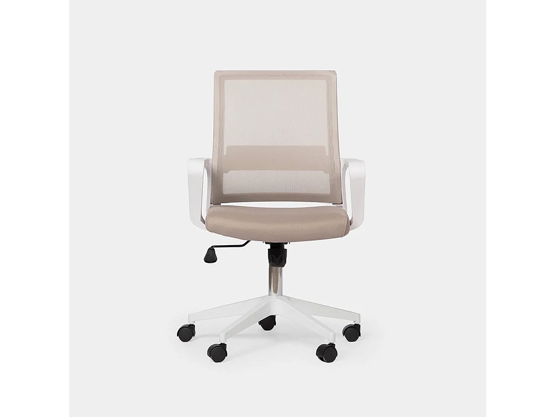 Silla de escritorio de Plástico Beige 95-105 x 60- Sayla