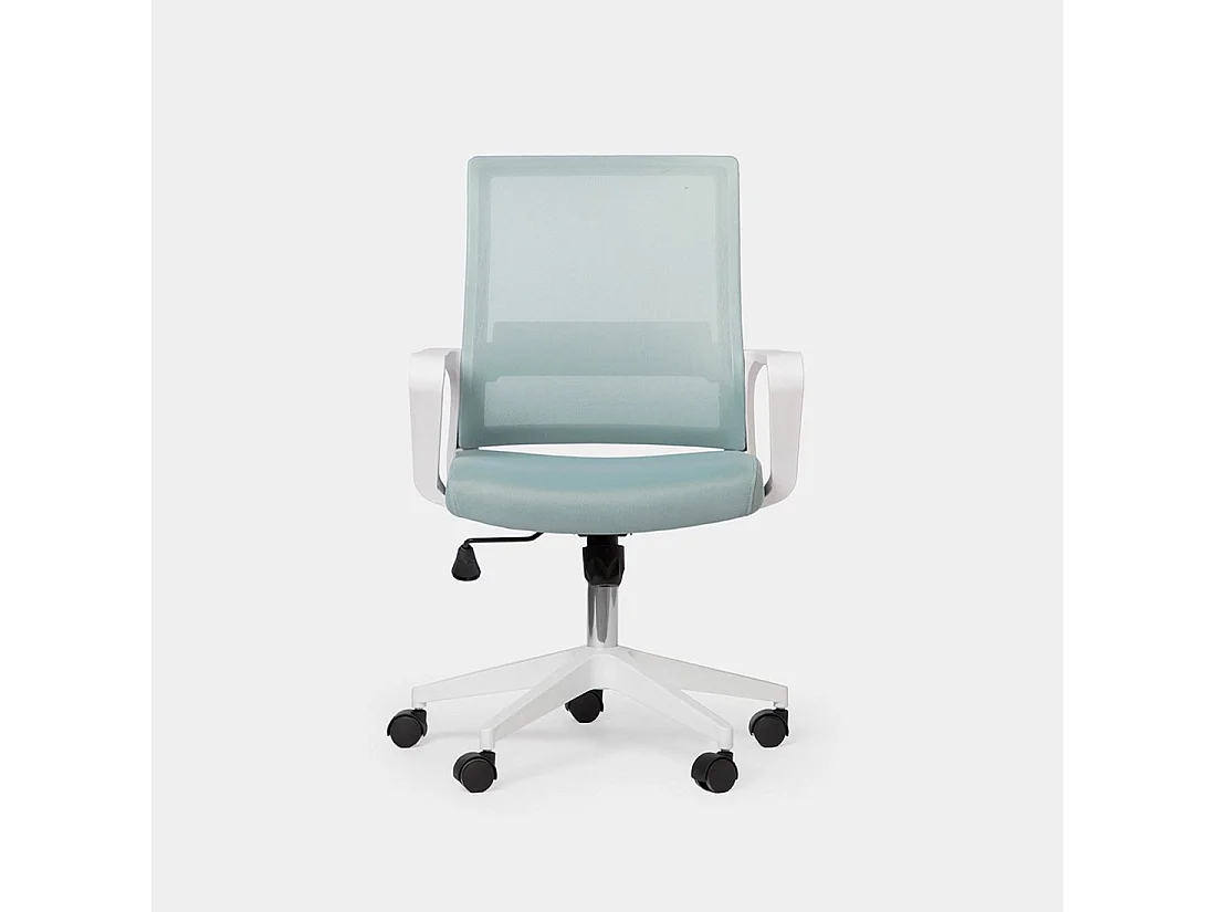 Chaise de bureau en plastique menthe 60x95 cm-Sayla