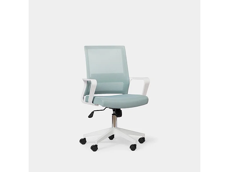 Chaise de bureau en plastique menthe 60x95 cm-Sayla