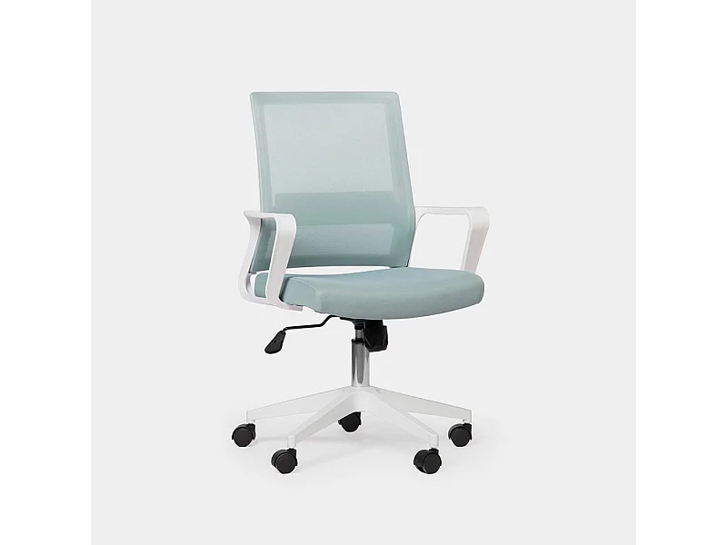 Chaise de bureau en plastique menthe 60x95 cm-Sayla