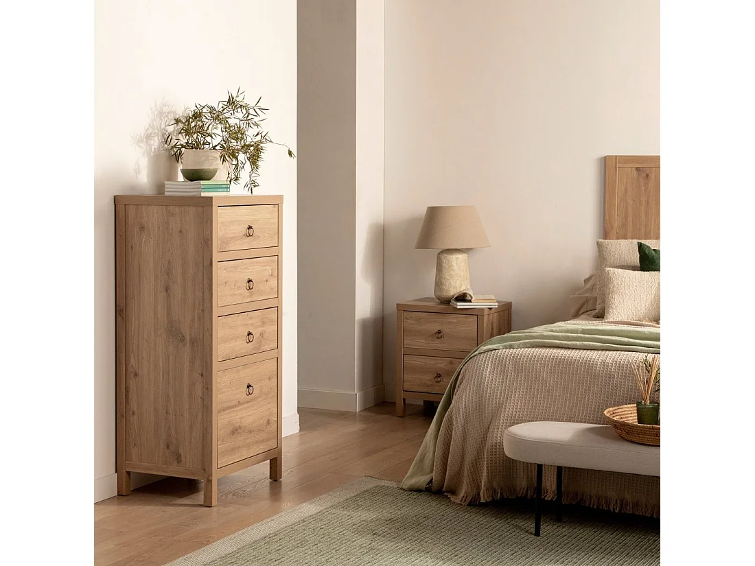 Cajonera de Madera Natural 120 x 55- Livorno