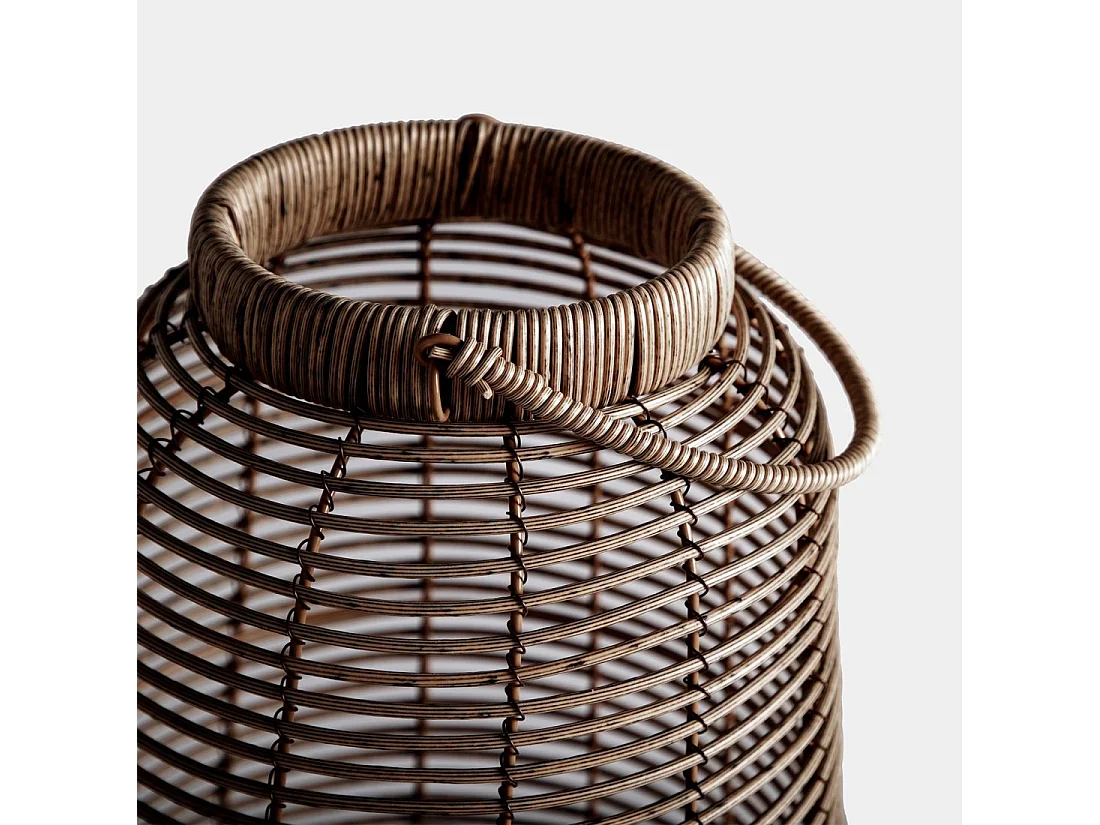 Lámpara portátil de Fibra natural Negro 39 x 26- Cone