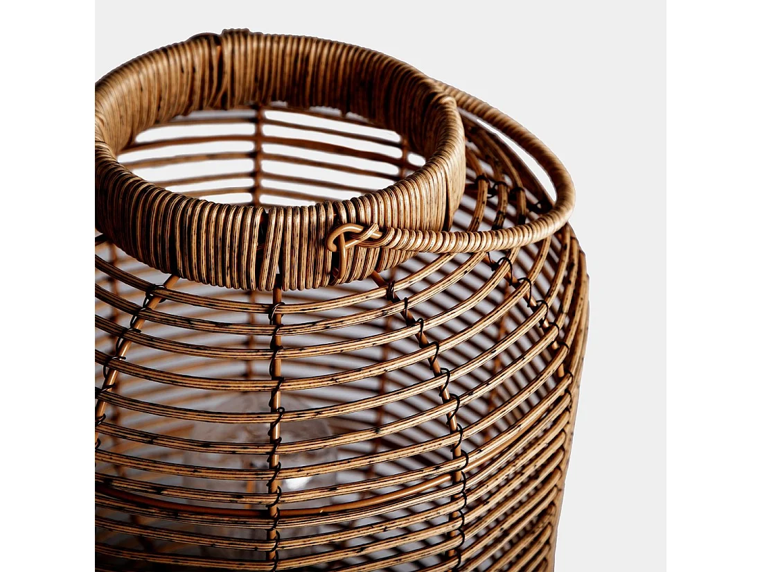 Lámpara portátil de Fibra natural Negro 32 x 25- Lilo