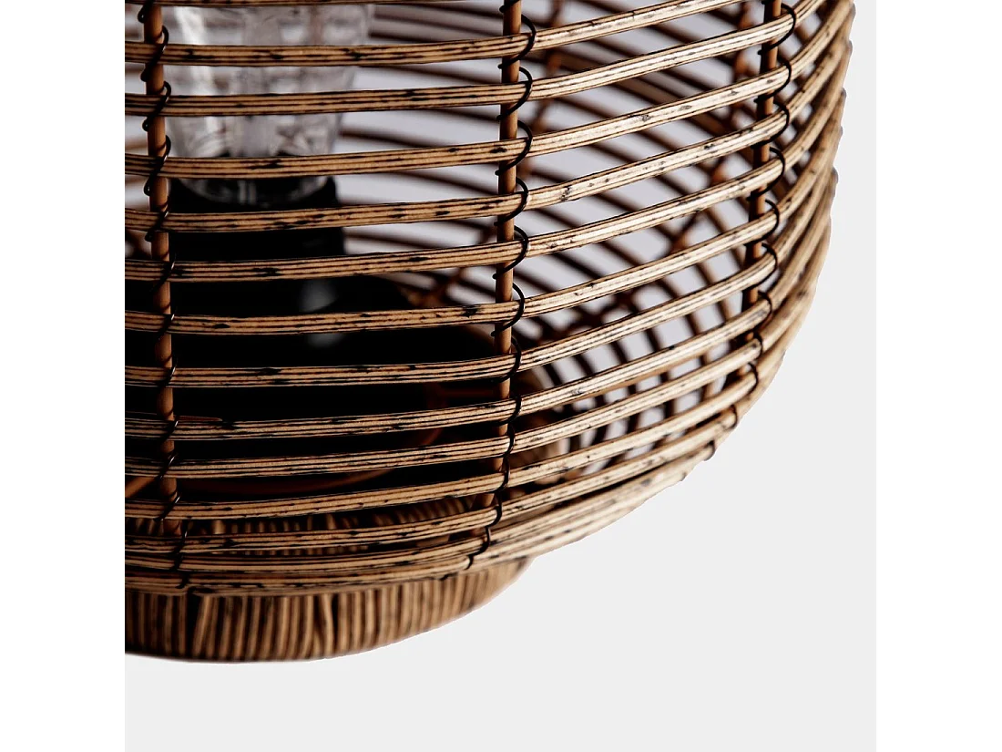 Lámpara portátil de Fibra natural Negro 32 x 25- Lilo