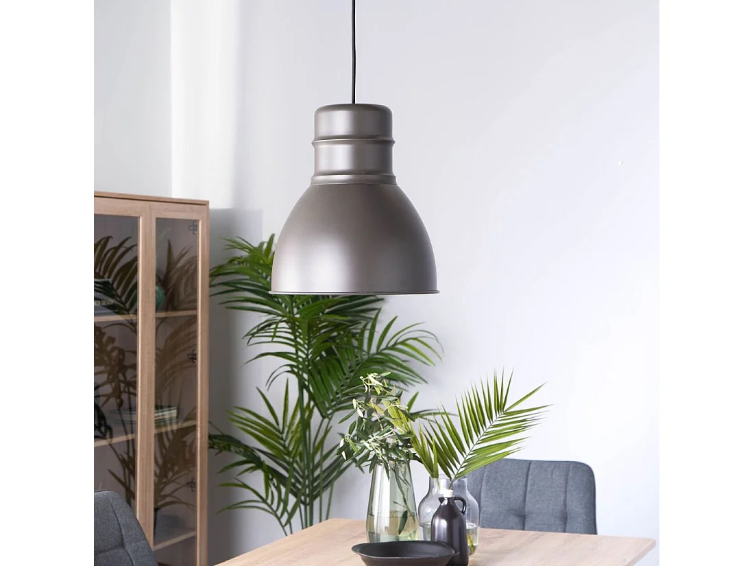 Lámpara de techo de Metal Gris 110 x 38- Clesy