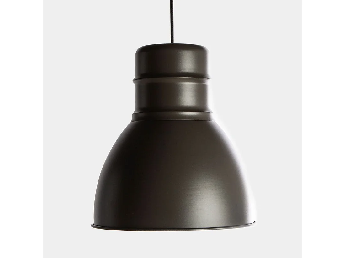Lampe de plafond en métal gris 38x110 cm-Clesy