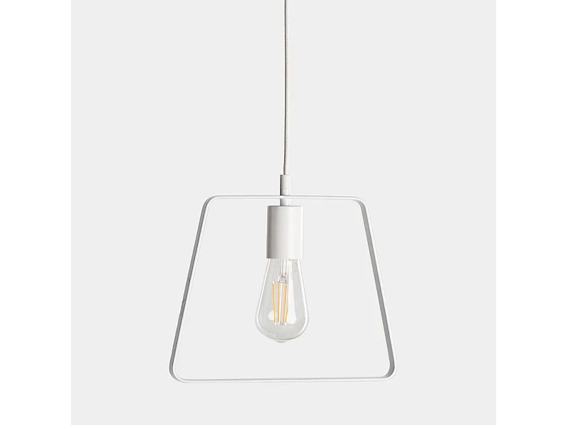 Lámpara de techo de Metal Blanco 24 x 28- Minimal