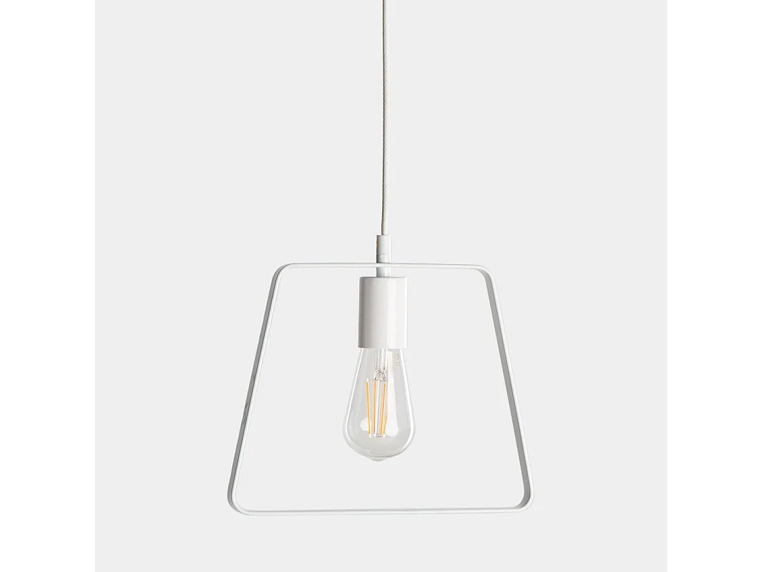 Lámpara de techo de Metal Blanco 24 x 28- Minimal