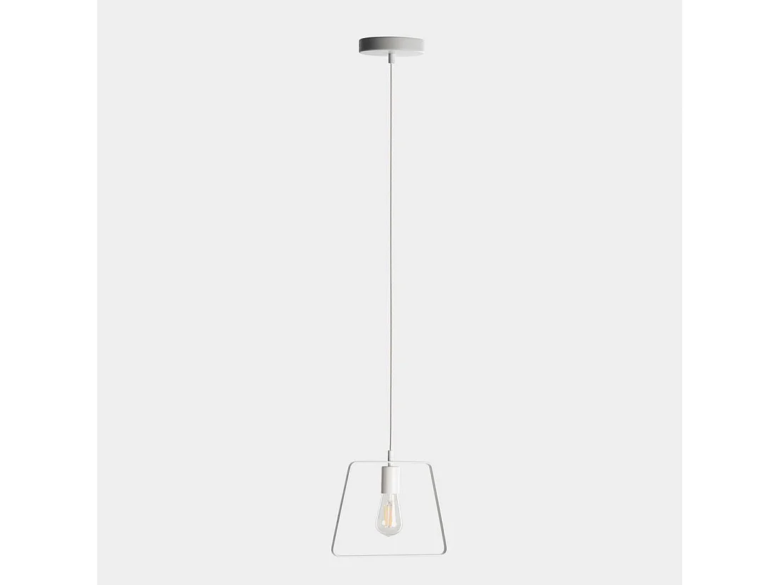 Lámpara de techo de Metal Blanco 24 x 28- Minimal